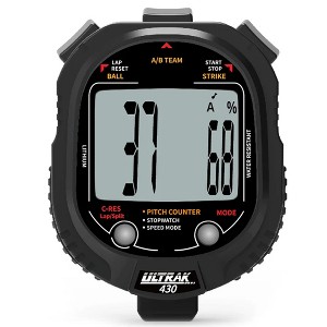 Ultrak 430 Pitch Counter & Pitch Speed with 2 Memory Stopwatch - Black - 1 of 2