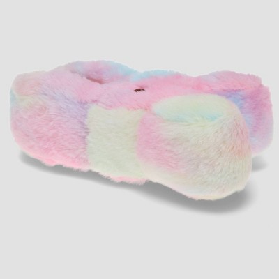 Kids' Peeps Tie-Dye Plush Full Body Bunny Slippers
