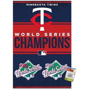Trends International MLB Minnesota Twins - Champions 23 Unframed Wall Poster Prints - 1 of 4