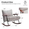 Modern Accent Chair Arm Chair - 3 of 4