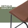 Dovelina 29" Modern PU Leather Barstool Counter Stool Set of 2 - 4 of 4