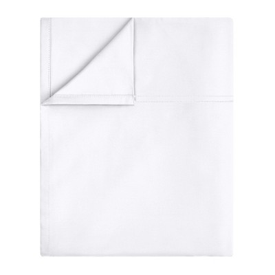 5-Star Luxury Flat Sheet | Soft & Crisp | 600 Thread Count 100% Cotton Sateen Bed Sheet by California Design Den