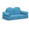 Yinvani Modular Kids Play Sofa,10-Pieces Convertible Modular Play Sofa, Muti-purpose Play Couch for Kids - 2 of 4