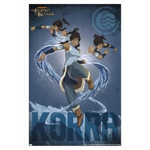 Trends International Avatar: The Legend of Korra - Korra Framed Wall Poster Prints - 1 of 4