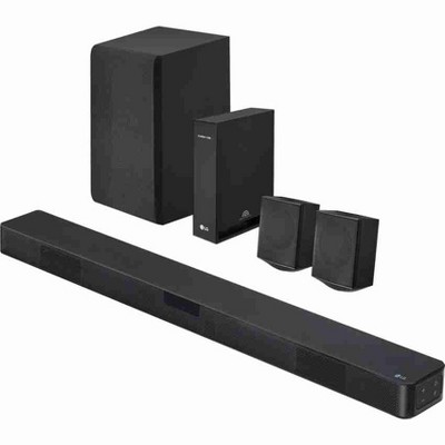 LG SNC4R 420W Sound Bar w/ Bluetooth Streaming and Surround Sound Speakers, Black