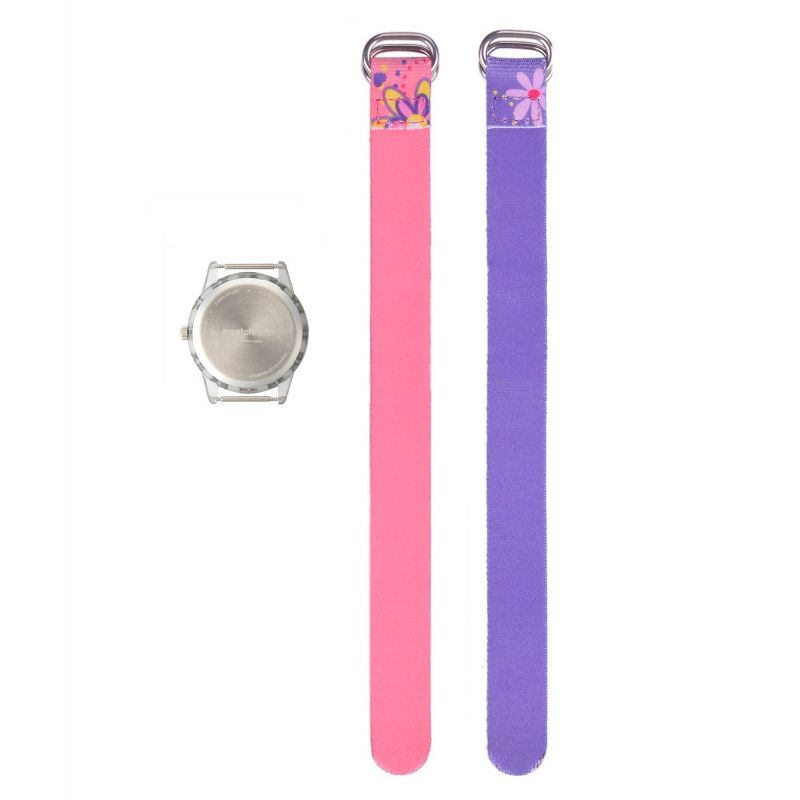 Girls&#39; Disney Red Balloon Plastic Watch Interchangeable Strap - Pink/Purple, 5 of 7