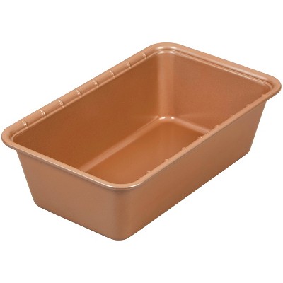 Wilton 9.3"x5.3" Ceramic-Coated Non-Stick Portions Loaf Pan
