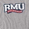 Robert Morris University Official Distressed Primary Logo Adult T Shirt, Black - 2 of 4