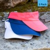 TrailHeads Women’s Sun Visor Hat - Summer Visors for Running, Tennis, Golf, Softball, Workouts - 2 of 4