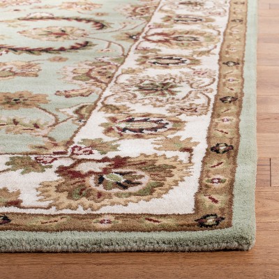 Heritage HG453 Hand Tufted Area Rug - Sage/Ivory - 5'x8' - Safavieh.
