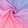 INSPIRE CHIC Women's Gradient Color Satin Colorful Lightweight Soft Scarves 1Pc - 4 of 4