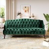 Adelia Modern Glam Tufted Velvet Sofa - Christopher Knight Home - 2 of 4
