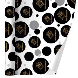 Ohio Dominican University Primary Logo Gift Wrap Wrapping Paper Roll 30x72 - 1 of 4