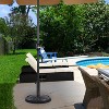 Yaheetech Heavy Duty Umbrella Base Stand with Flower Petal Pattern - 2 of 4