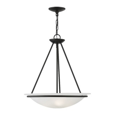 Livex Lighting Newburgh 3 - Light Pendant in  Black