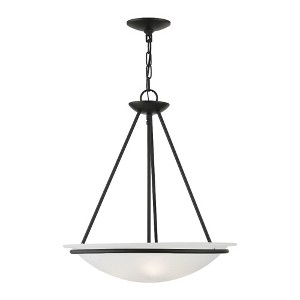 Livex Lighting Newburgh 3 - Light Pendant in  Black - 1 of 4
