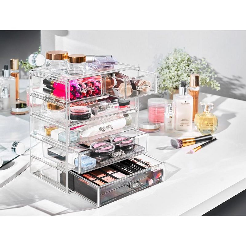 Sorbus Acrylic Makeup Organizer Case for Cosmetics Make Up & Jewelry, 2 of 7