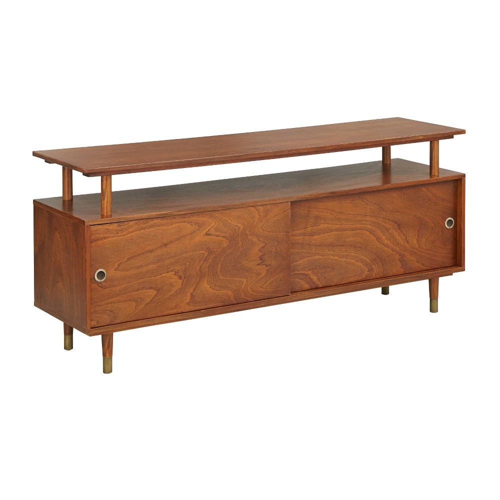 Photos - Mount/Stand Margo TV Stand for TVs up to 65" Walnut - Buylateral