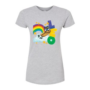 Women's - Pete the Cat - Leo Fitted Graphic T-Shirt - 1 of 3