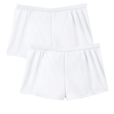 Comfort Choice Plus Size Cotton Incontinence Boy Short 2-Pack