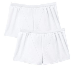Comfort Choice Plus Size Cotton Incontinence Boy Short 2-Pack - 1 of 4