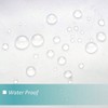 Stall Shower Curtain Liner with 3 Magnets, 54x78 Inch, PEVA 8G Thick, Waterproof, Frost - 3 of 4