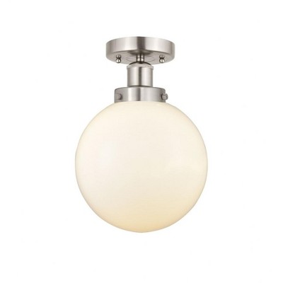 Beacon - 1 Light Semi-Flush Mount In Industrial Style-8.25 Inches Tall and 6.5 Inches Wide