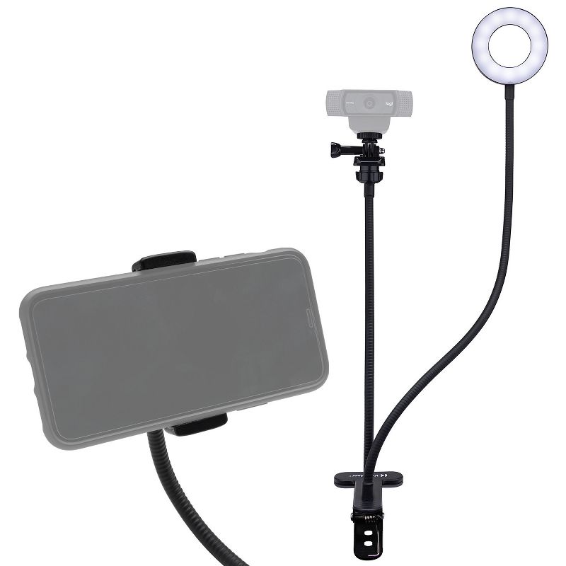 Knox Gear Webcam Stand with Selfie Ring Light, 1 of 4