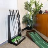 GoSports Premium Wooden Golf Putter Stand - Indoor Display Rack - Holds 6 Clubs - 4 of 4