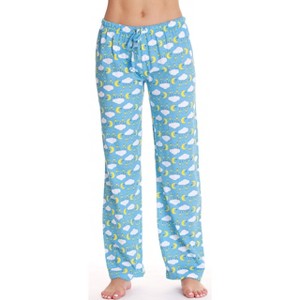 Just Love Womens Halloween Print Knit Jersey Pajama Pants - 1 of 3