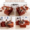 MAXYOYO Modular Sectional Sofa Couch, L Shaped Modern Cloud Couch with 1 Ottoman, Sofa in A Box - 4 of 4