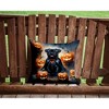 Tramull Halloween Throw Pillow, 14x14 Inch Machine Washable Indoor Outdoor Decorative Pet Theme Pillow - 4 of 4