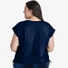 Calypsa Women's Plus Size Daphne Loose Fit UPF 50+ Swim Top - 2 of 2