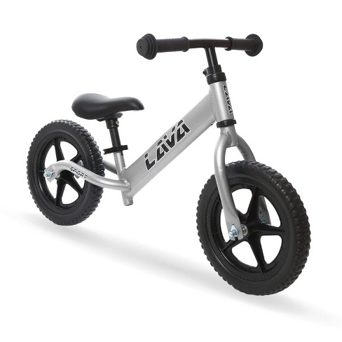 Lava Sport Training Bike Lightweight Toddler Bike For 2 3 4 And 5 Year Old Boys And Girls No Pedal Aluminium Ash Silver Target