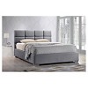 Queen Sophie Modern and Contemporary Fabric Upholstered Platform Bed Gray - Baxton Studio - 4 of 4