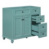 36 Inch(3ft) Bathroom Vanity, Bathroom Cabinet With 2 Drawers, 2 Soft Closing Doors, 4 Roman Legs, Modern Solid Wood Bathroom Vanity Cabinet - 3 of 4