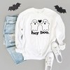 Simply Sage Market Women's Graphic Sweatshirt Ghosts Hey Boo - 3 of 4