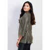 Avenue Women's Plus Size Felicia Metallic Knit Top - 4 of 4