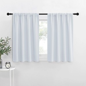 NICETOWN Blackout Curtains Rod Pocket Thermal Insulated Privacy Drapes (2 Panels) - 1 of 4