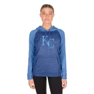 MLB Kansas City Royals Women's Lightweight Hooded Sweatshirt - 1 of 4