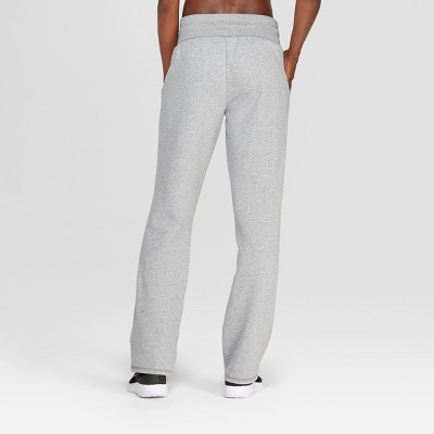 Women's Mid-Rise Straight Authentic Fleece Sweatpants - C9 Champion Heather  Gray L, Size: Large, Grey Gray, by C9 Champion