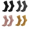 Unique Bargains Non Slip Full Finger Five Toe Socks 1 Pair - 4 of 4