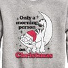 Boys' - Garfield - Only A Morning Person On Christmas Graphic Long Sleeve Fleece Sweatshirt - 2 of 4