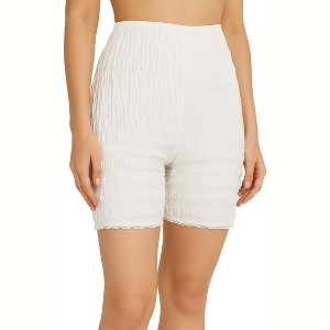 Malco Modes Women’s Ruffled Lace Bloomers – Pettipants for Costumes, Cosplay, Gothic & Vintage Ruffle Shorts - 1 of 4
