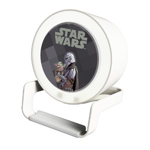 Keyscaper Star Wars: The Mandalorian Grogu and Din Djarin Color Block Night Light Charger and Bluetooth Speaker - 1 of 3