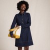 Lands' End Women's Soft Denim Popover Long Sleeve Shirt Dress - 4 of 4