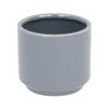 Cheung's Elegora Straight Side Solid Color Ceramic Pot - X-Large - Gray - 3 of 4