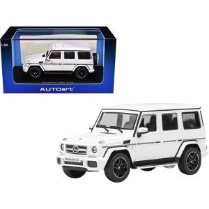 2017 Mercedes-Benz AMG G 63 White 1/64 Diecast Model Car by Autoart - 1 of 4