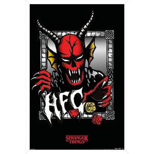 Trends International Netflix Stranger Things: Season 5 (2025) - Hellfire Club Dice Framed Wall Poster Prints - 1 of 4