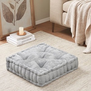 Kumasinova 24"/20 Premium Chenille Square Floor Pillows,Large Couch Pillows for Extra Seating,Decorative Pillows for Bed and Living Space - 1 of 4